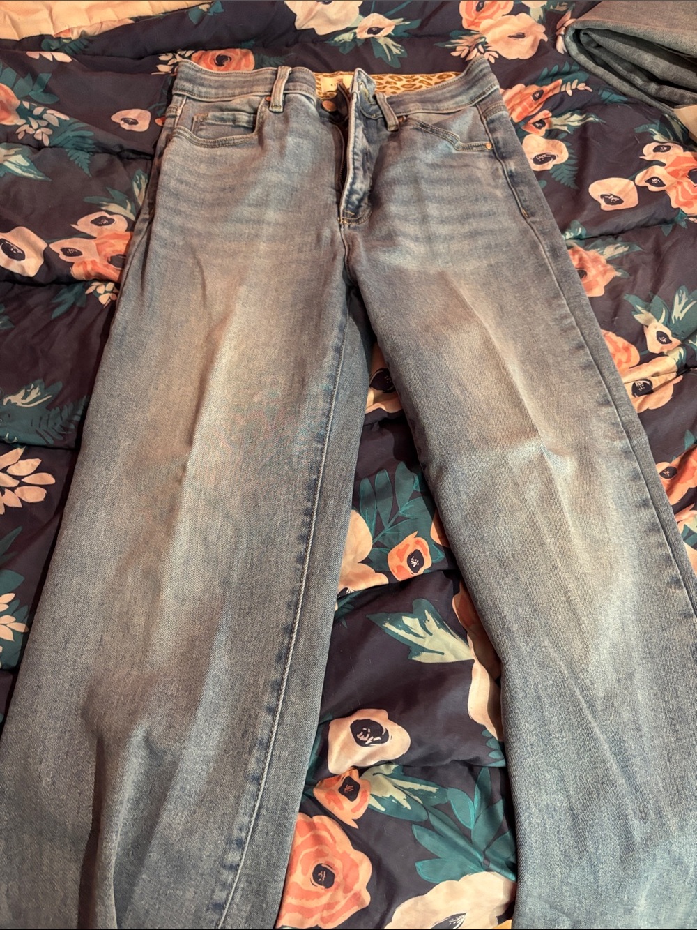 Light Blue Women's High-Rise Jeans - Picture 2 of 6